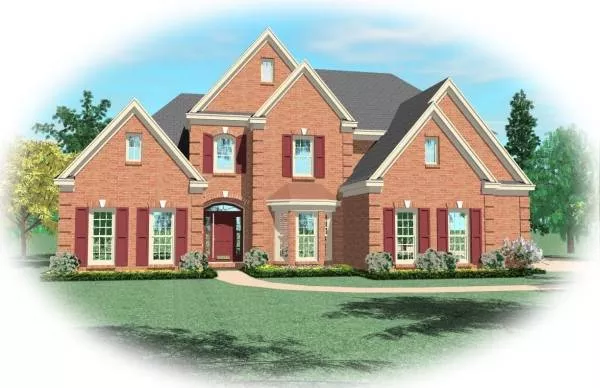 image of french country house plan 8143